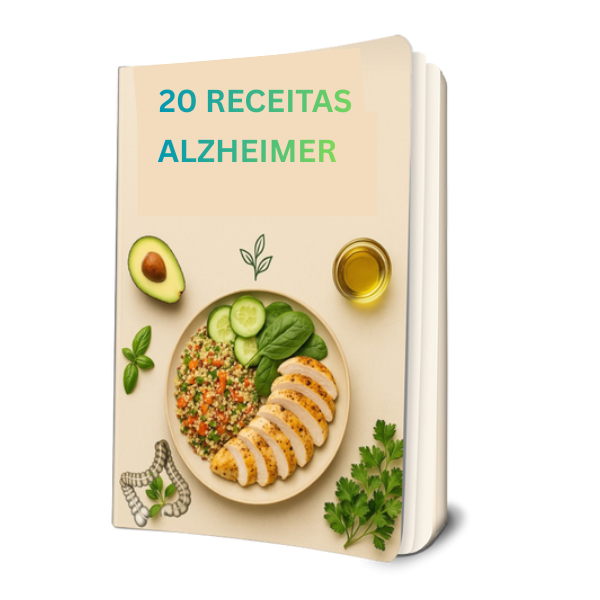 Capa do Ebook: 20 Receitas Seguras para Idosos com Alzheimer